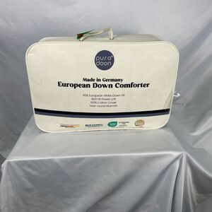 Pure Down European White Duck Down Comforter White